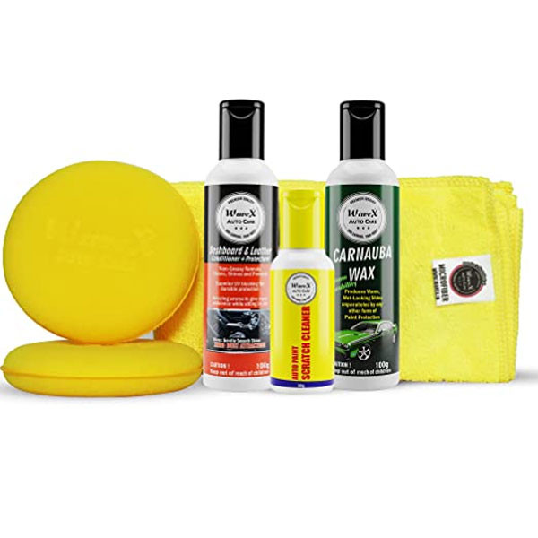 Car Care Kit Contains Carnauba Wax